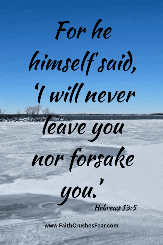 In the midst of the storm Bible Verse