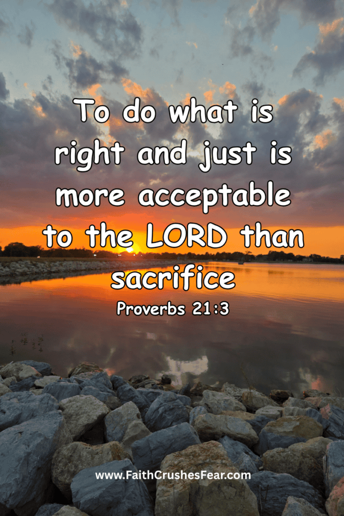 Bible Verses About Doing The Right Thing
