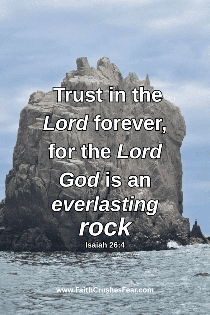 God is our rock bible verses