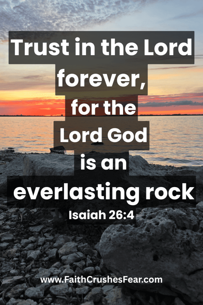 God is our rock Bible Verses