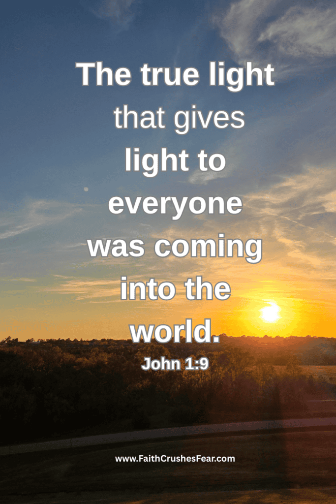 Bible verses about being a light
