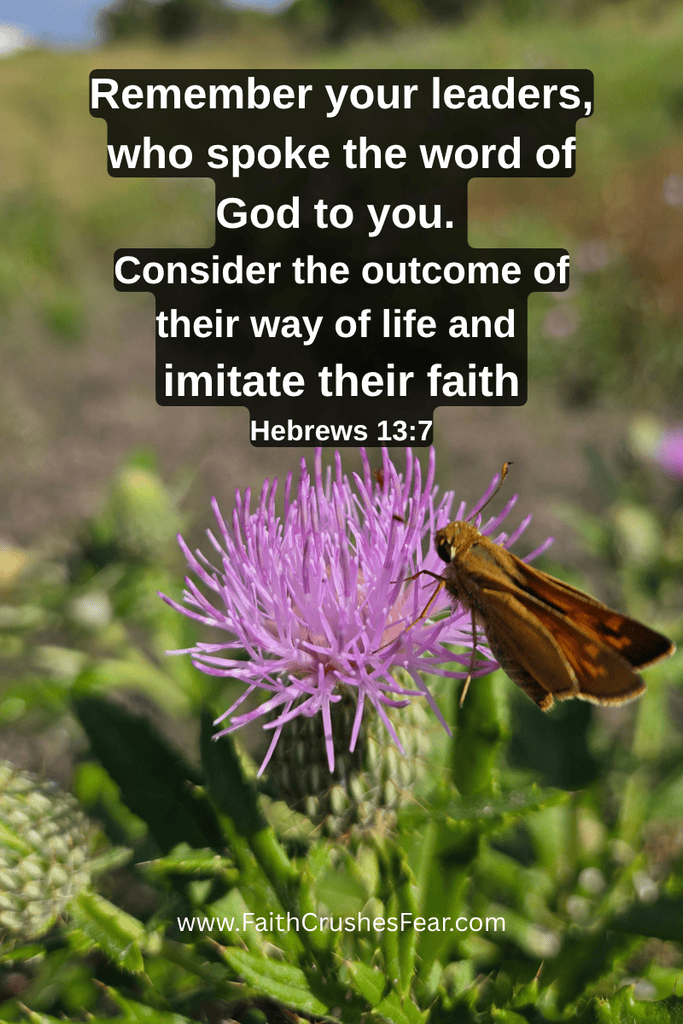 Bible verses about being an example